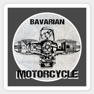 Bavarian Motorcycle BMW Boxermotor Germany Sticker